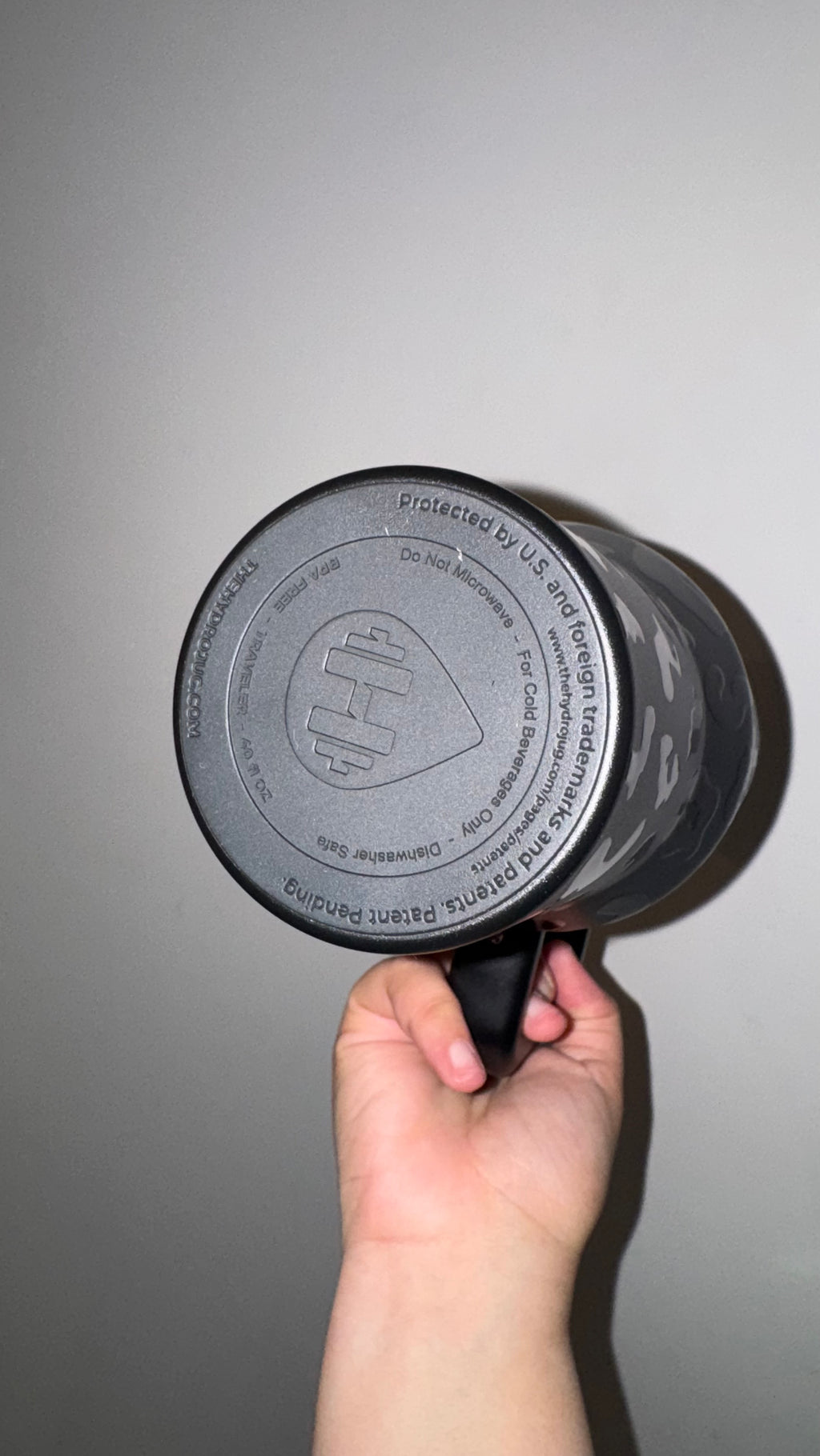 Gourde Isotherme avec Paille 1 Litre 200 mL - HydroJug Léopard Noir  🇺🇸